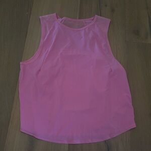 Lululemon Sculpt Cropped Tank in Dahlia Mauve